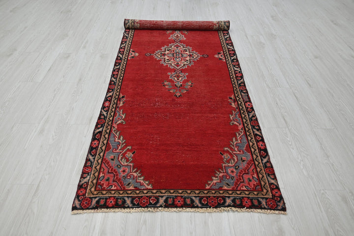 red Runner rug 3' 3" x 9' 8"