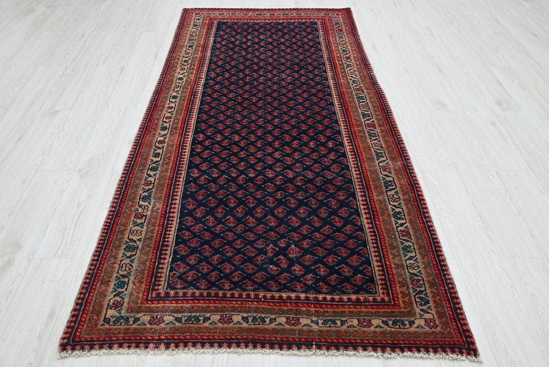 blue Medium rug 3' 8" x 8' 4"