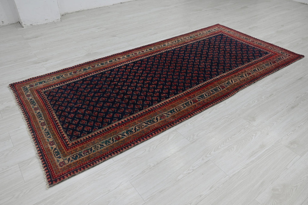 blue Medium rug 3' 8" x 8' 4"