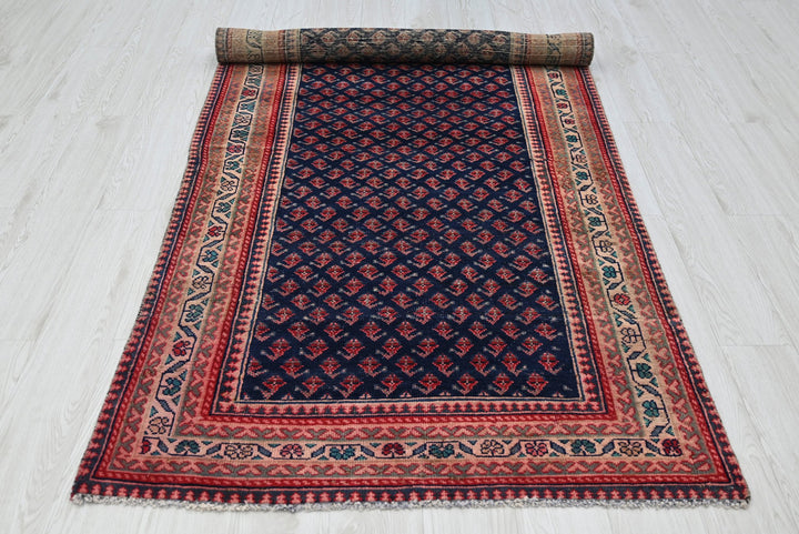 blue Medium rug 3' 8" x 8' 4"