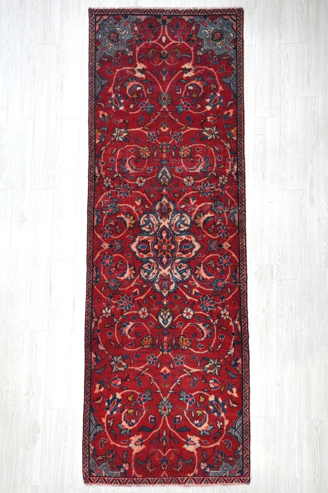 red Runner rug 3' 1" x 9' 6"