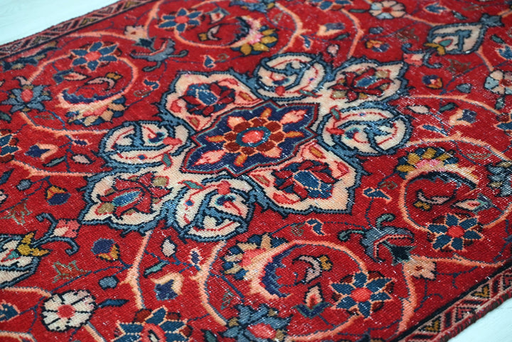red Runner rug 3' 1" x 9' 6"