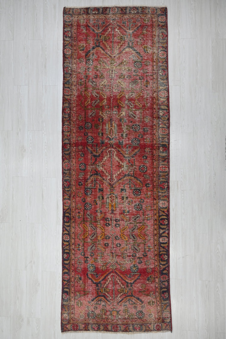 red Runner rug 3' 6" x 10' 2"