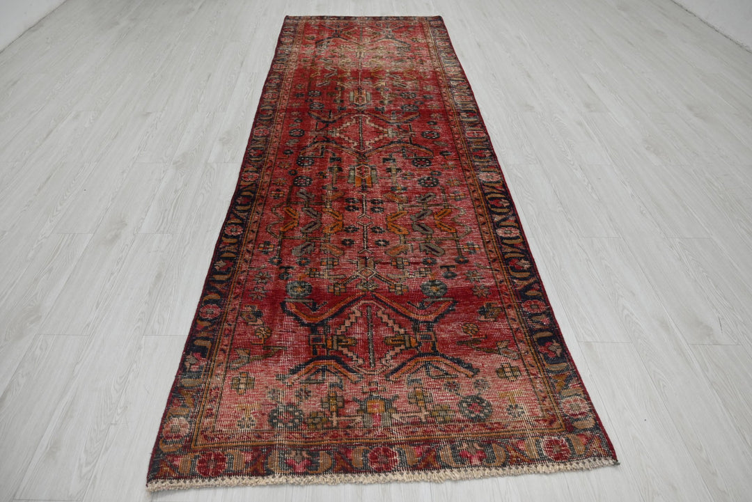 red Runner rug 3' 6" x 10' 2"