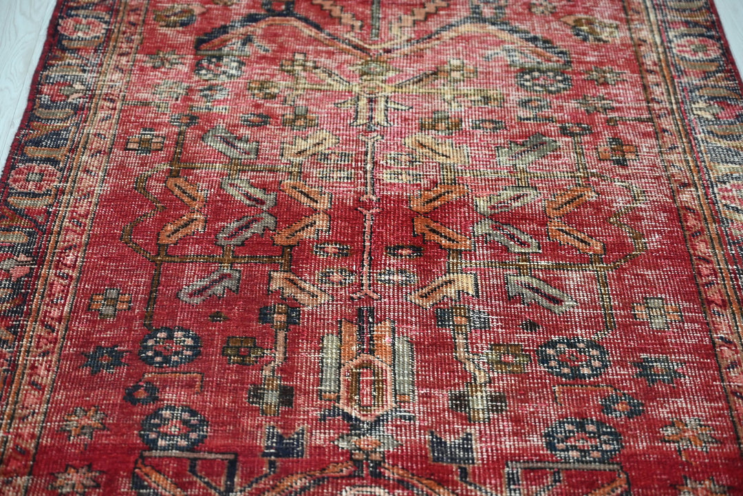 red Runner rug 3' 6" x 10' 2"