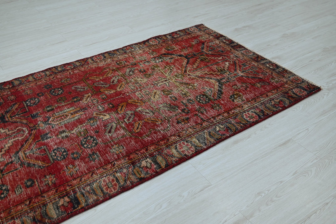 red Runner rug 3' 6" x 10' 2"