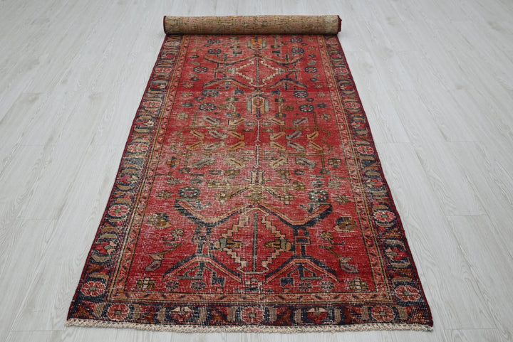 red Runner rug 3' 6" x 10' 2"