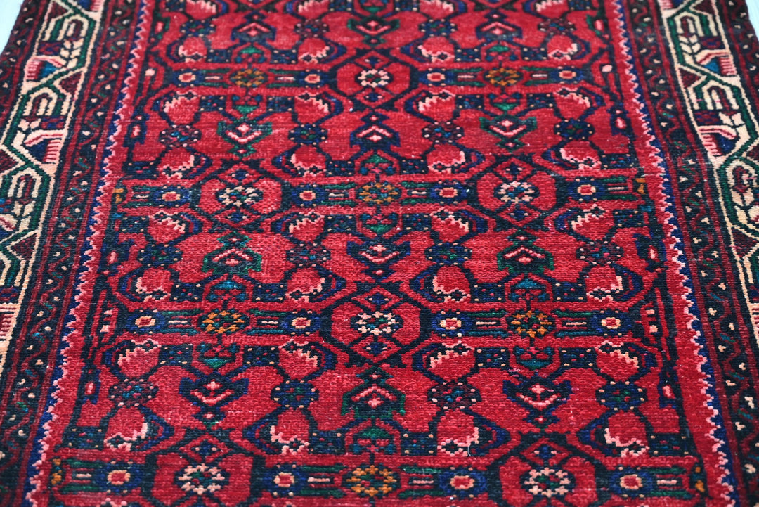 red Runner rug 3' 4" x 9' 0"