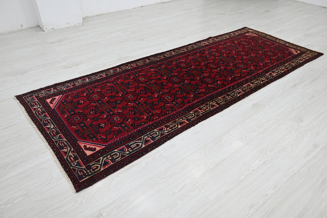 red Runner rug 3' 4" x 9' 0"