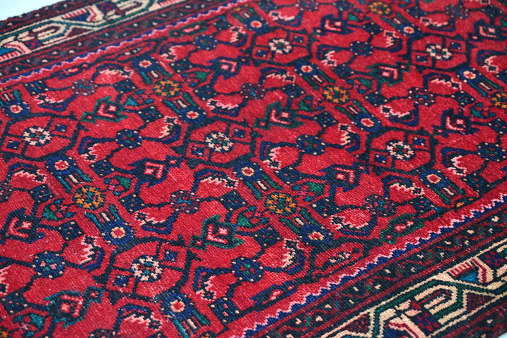 red Runner rug 3' 4" x 9' 0"