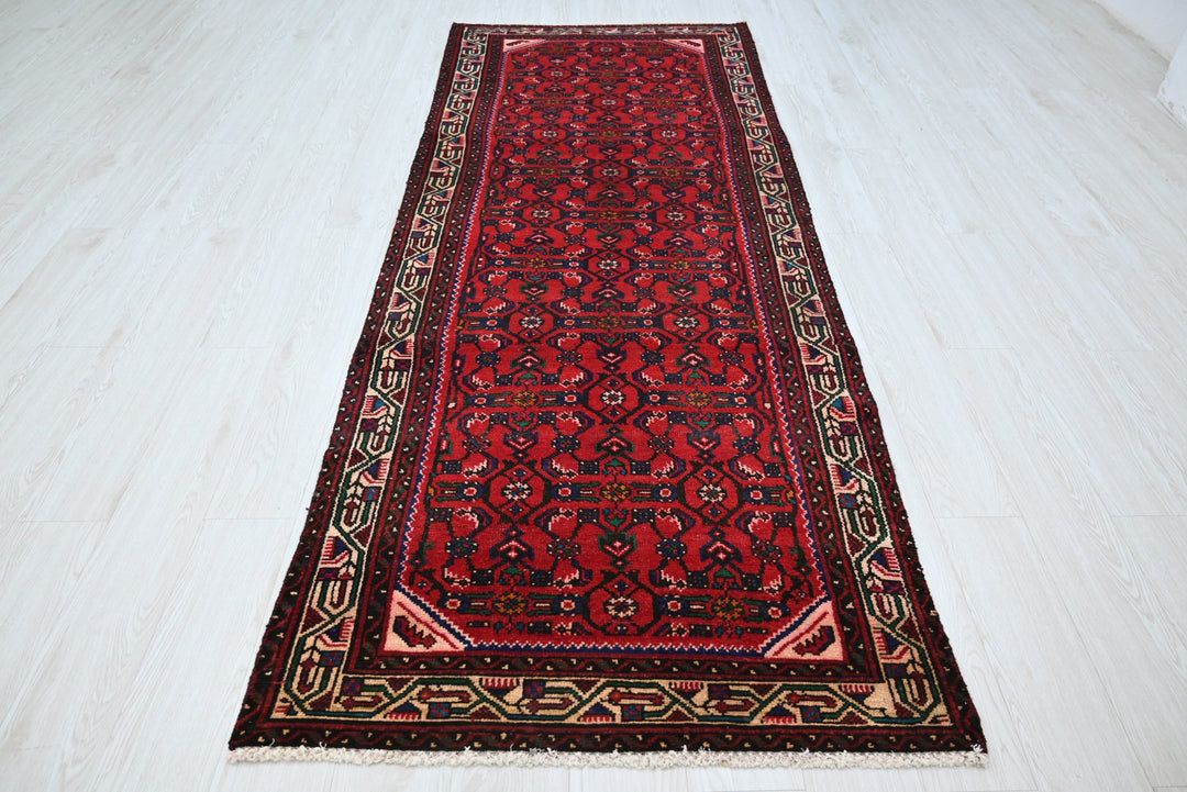 red Runner rug 3' 4" x 9' 0"