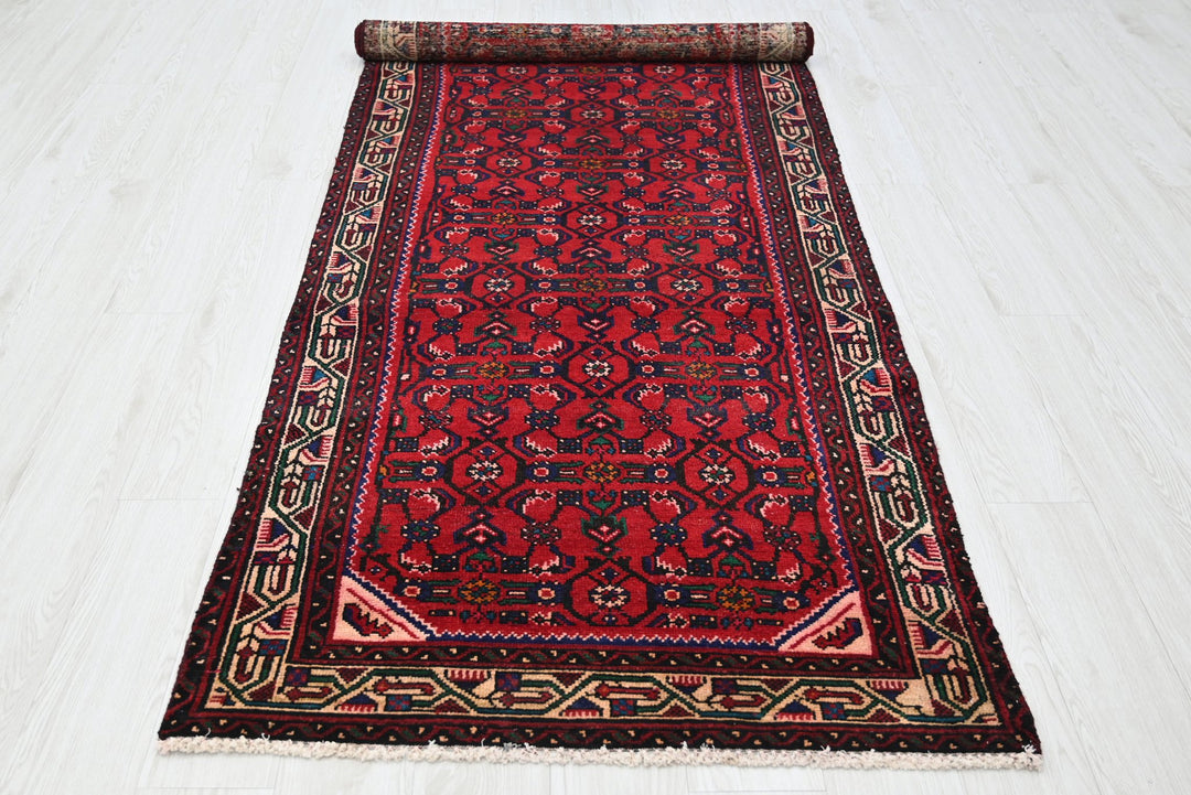 red Runner rug 3' 4" x 9' 0"