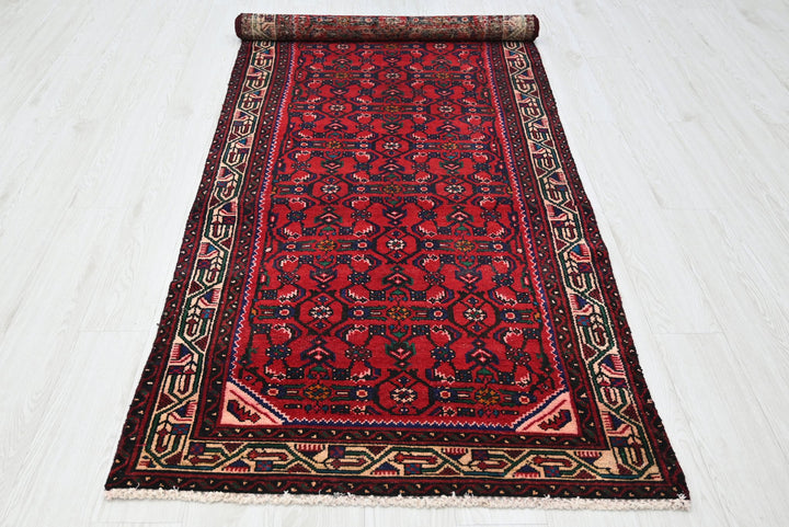 red Runner rug 3' 4" x 9' 0"