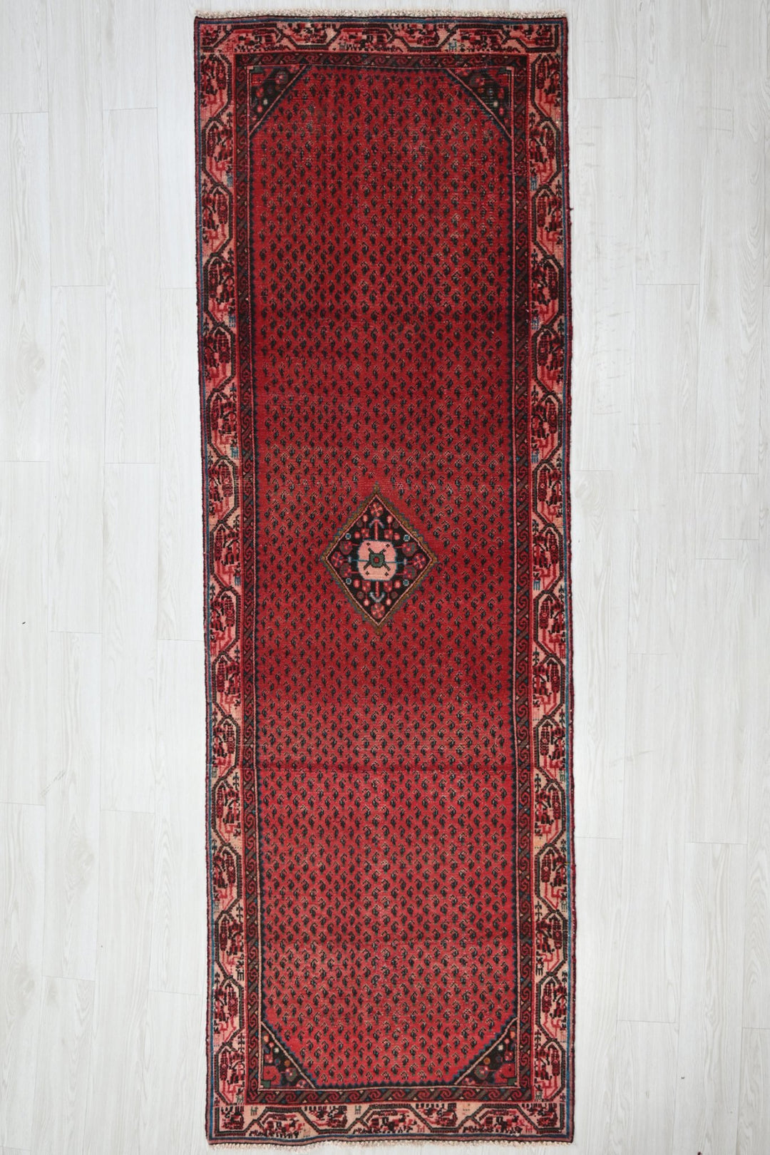 red Runner rug 3' 1" x 9' 2"