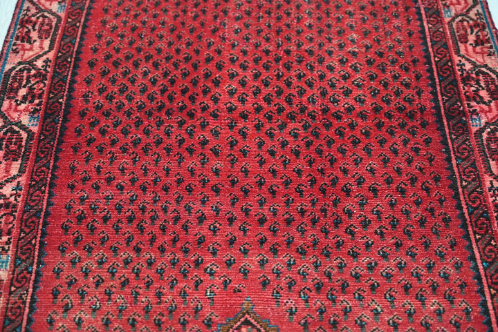 red Runner rug 3' 1" x 9' 2"