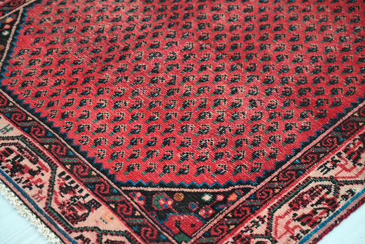 red Runner rug 3' 1" x 9' 2"