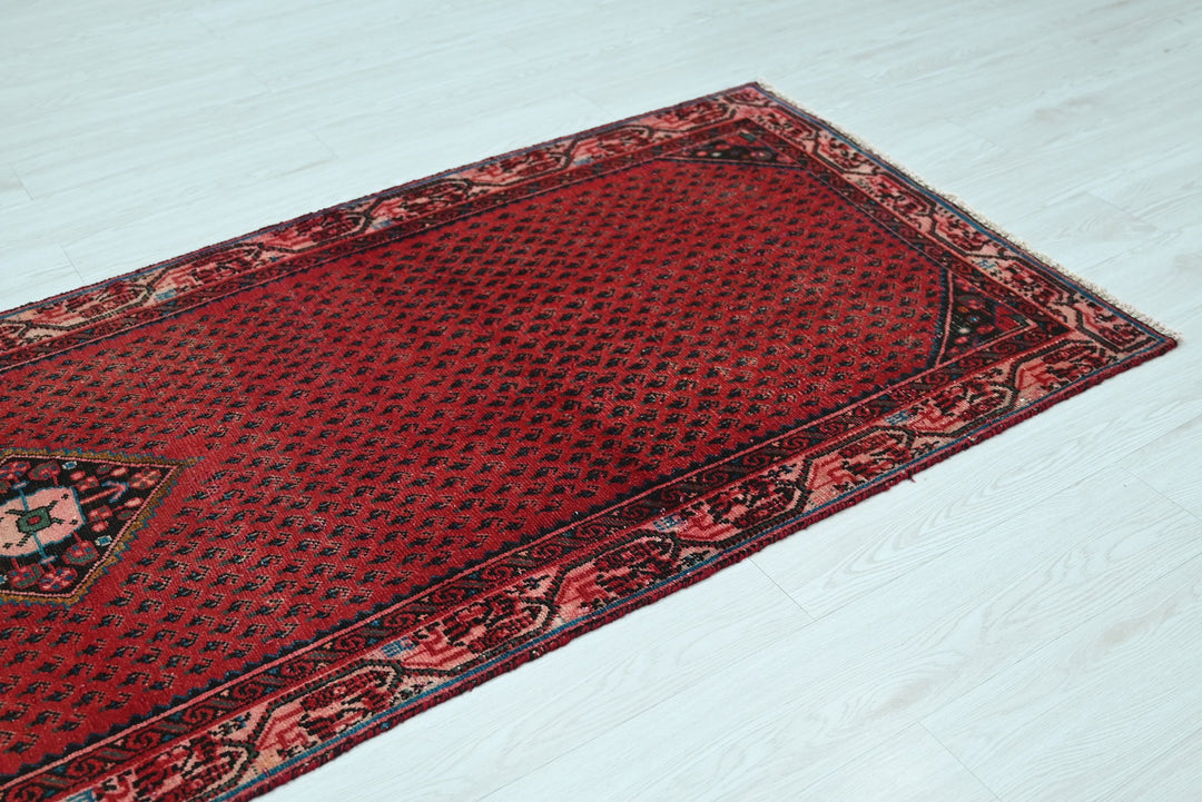 red Runner rug 3' 1" x 9' 2"
