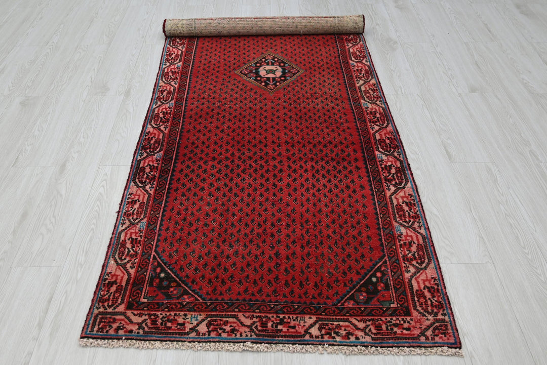 red Runner rug 3' 1" x 9' 2"