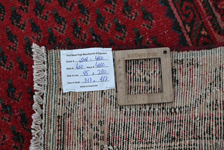 red Runner rug 3' 1" x 9' 2"