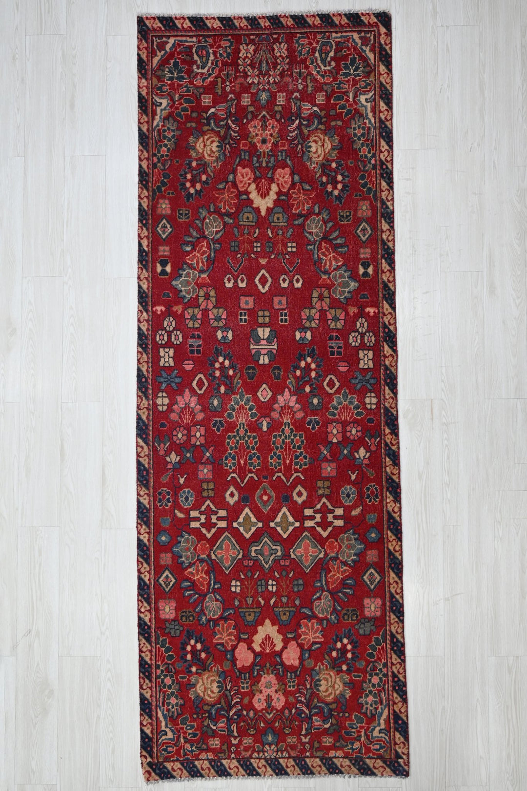 red Runner rug 3' 1" x 9' 0"