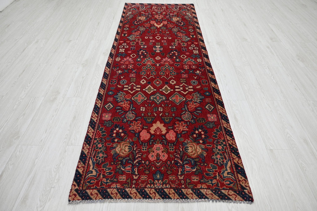 red Runner rug 3' 1" x 9' 0"