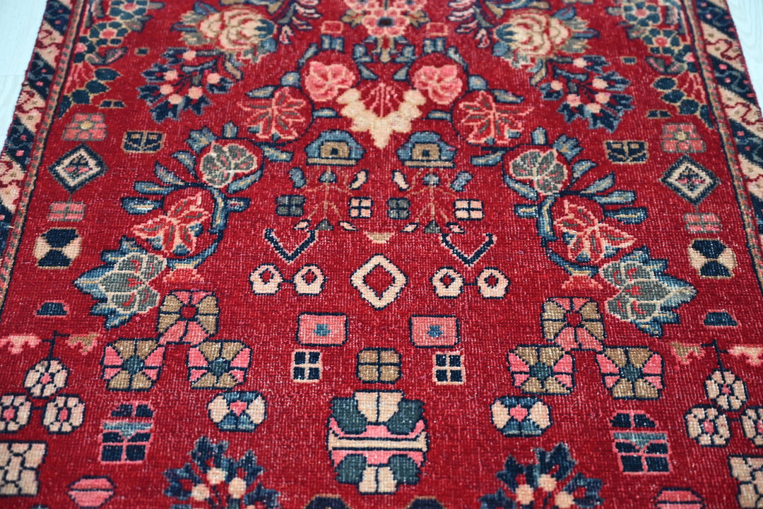 red Runner rug 3' 1" x 9' 0"
