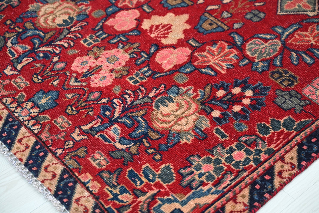red Runner rug 3' 1" x 9' 0"