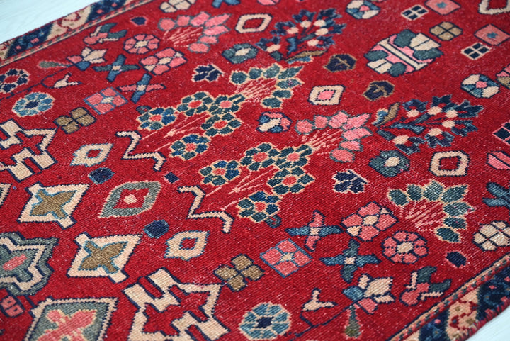 red Runner rug 3' 1" x 9' 0"