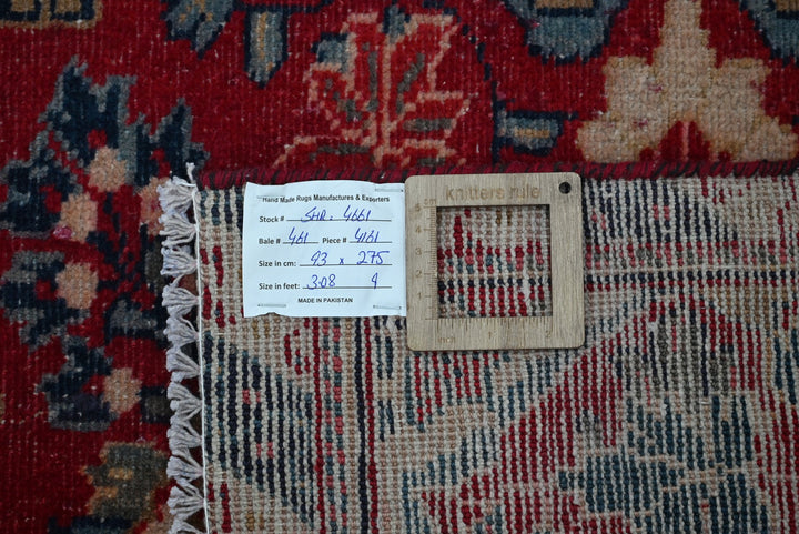 red Runner rug 3' 1" x 9' 0"