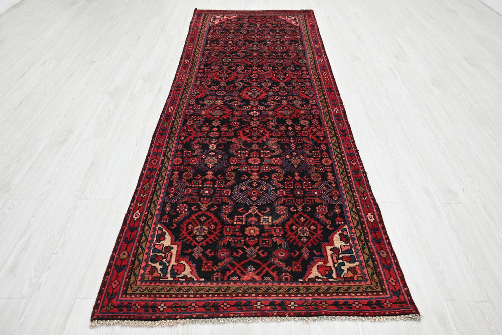 black Runner rug 3' 5" x 9' 7"