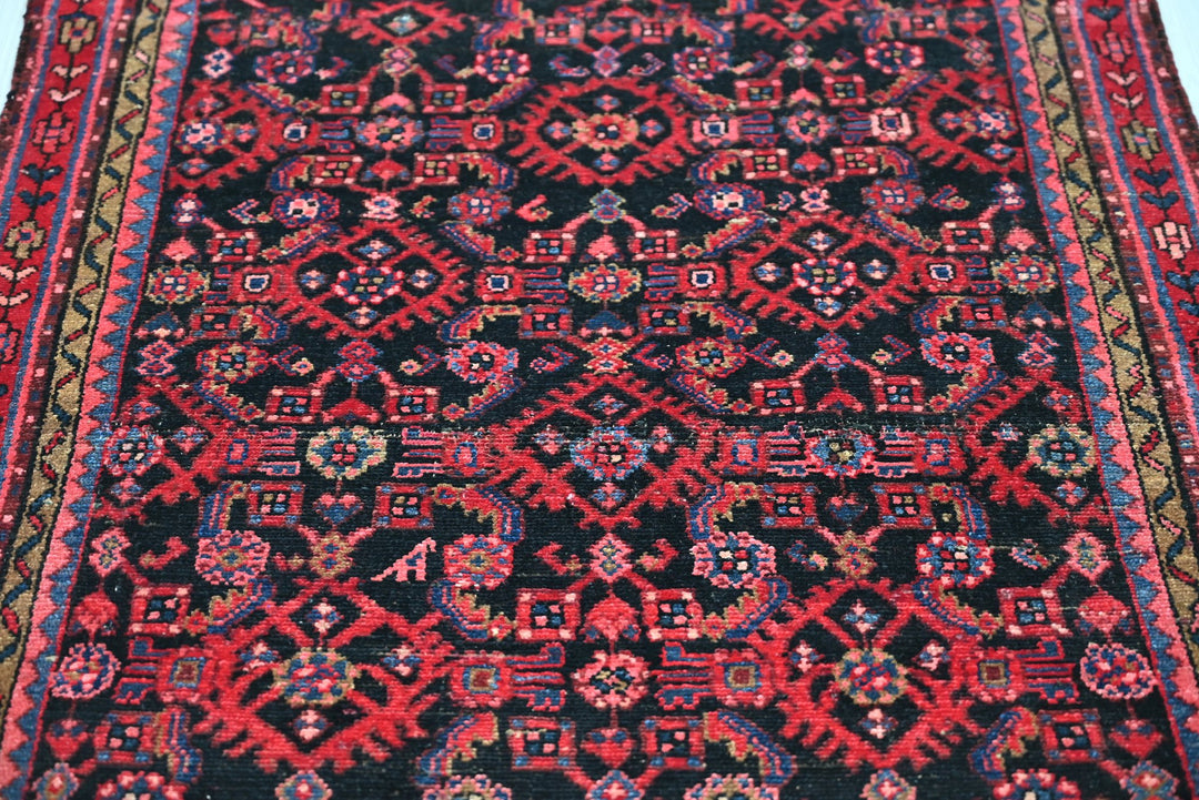 black Runner rug 3' 5" x 9' 7"