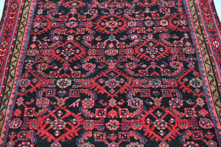 black Runner rug 3' 5" x 9' 7"