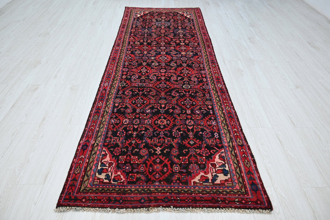 black Runner rug 3' 5" x 9' 7"