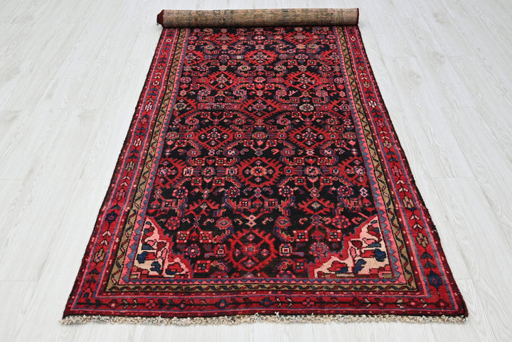 black Runner rug 3' 5" x 9' 7"