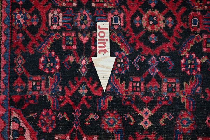 black Runner rug 3' 5" x 9' 7"