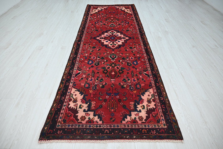 red Runner rug 3' 6" x 9' 10"