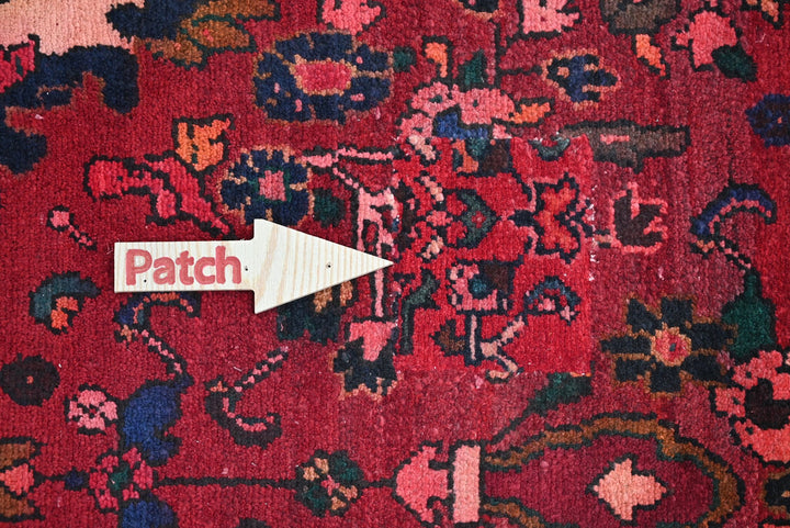 red Runner rug 3' 6" x 9' 10"
