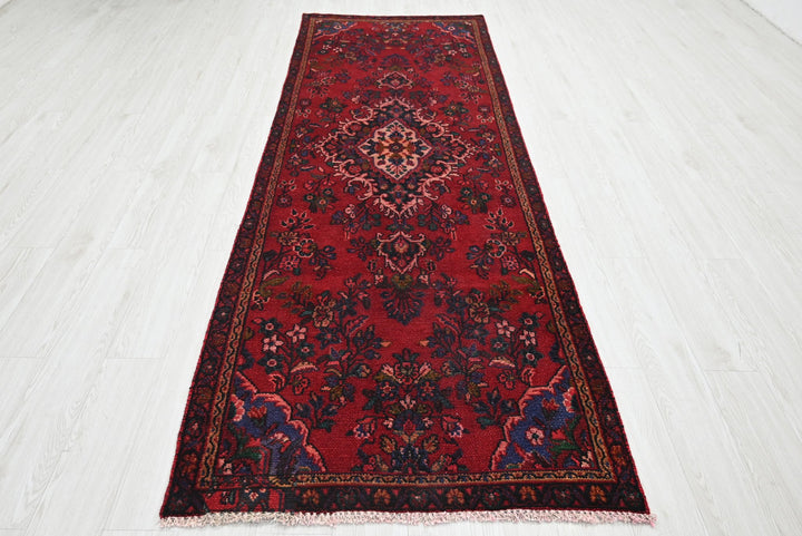red Runner rug 3' 4" x 9' 11"