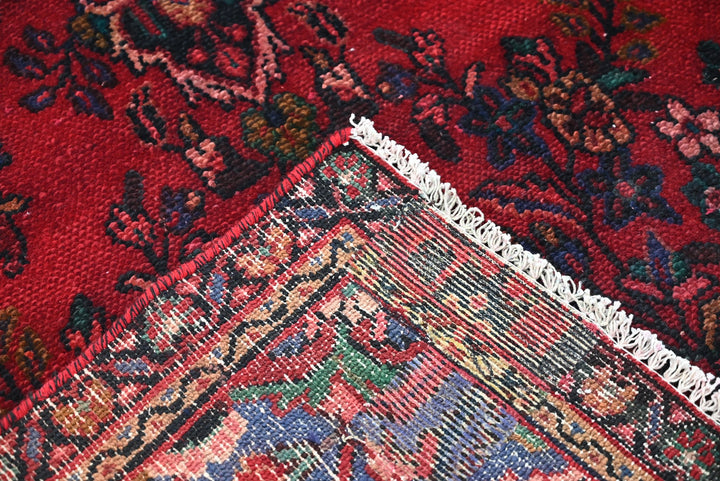 red Runner rug 3' 4" x 9' 11"