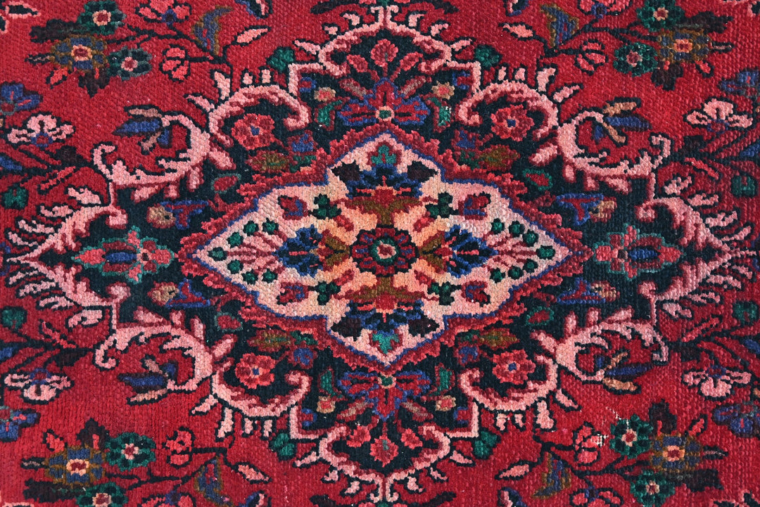 red Runner rug 3' 4" x 9' 11"