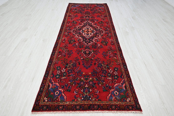 red Runner rug 3' 4" x 9' 11"