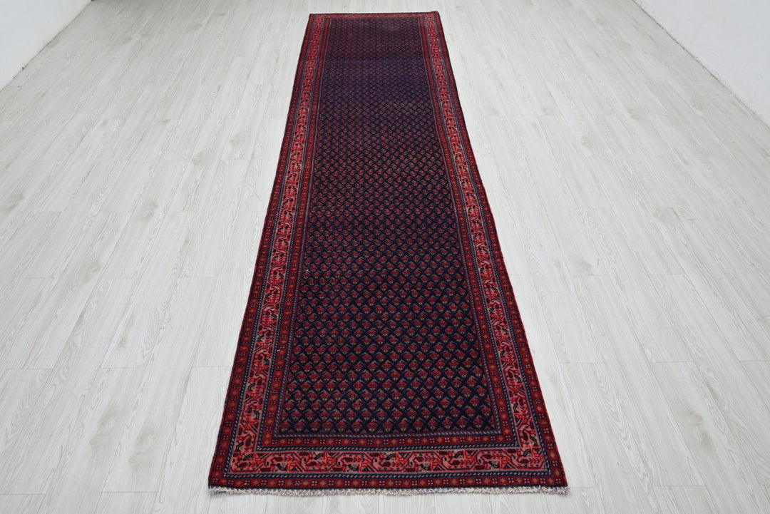 blue Runner rug 3' 2" x 13' 3"