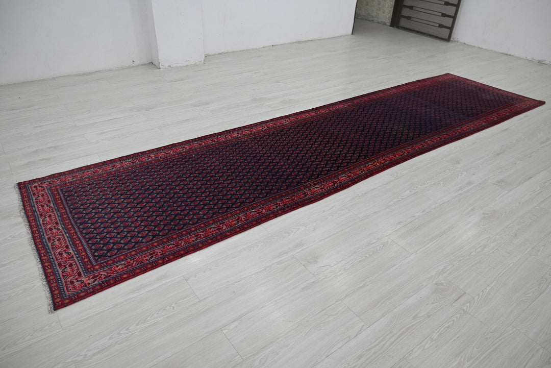 blue Runner rug 3' 2" x 13' 3"