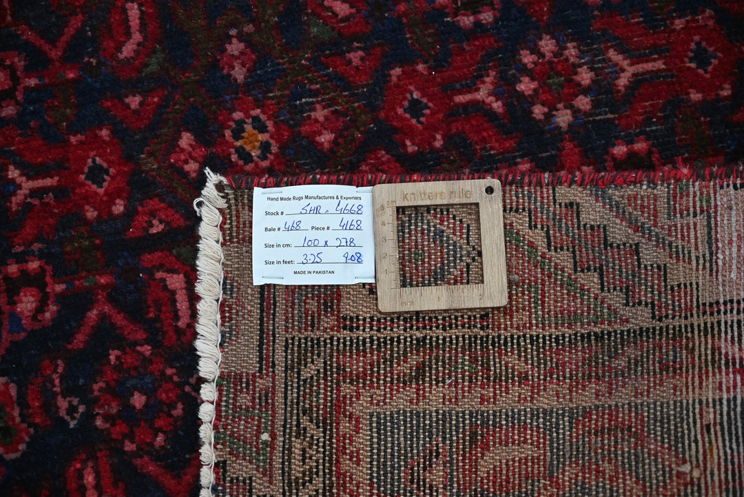 blue Runner rug 3' 3" x 9' 1"