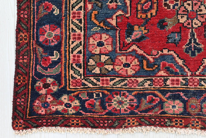 red Runner rug 3' 3" x 11' 10"