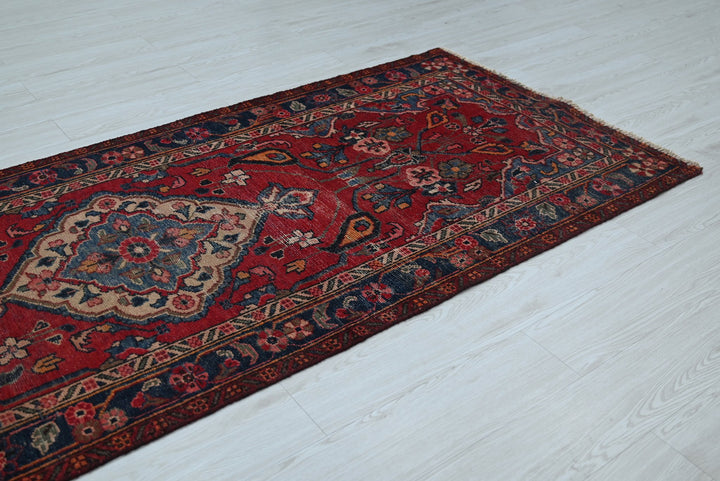 red Runner rug 3' 3" x 11' 10"