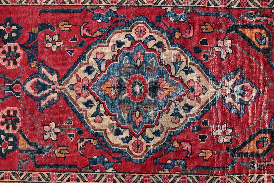 red Runner rug 3' 3" x 11' 10"