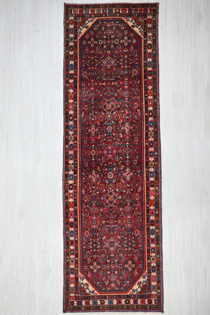 red Runner rug 3' 3" x 11' 9"