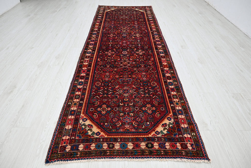 red Runner rug 3' 3" x 11' 9"