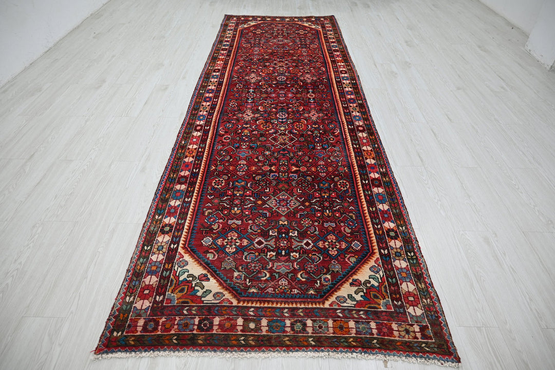 red Runner rug 3' 3" x 11' 9"